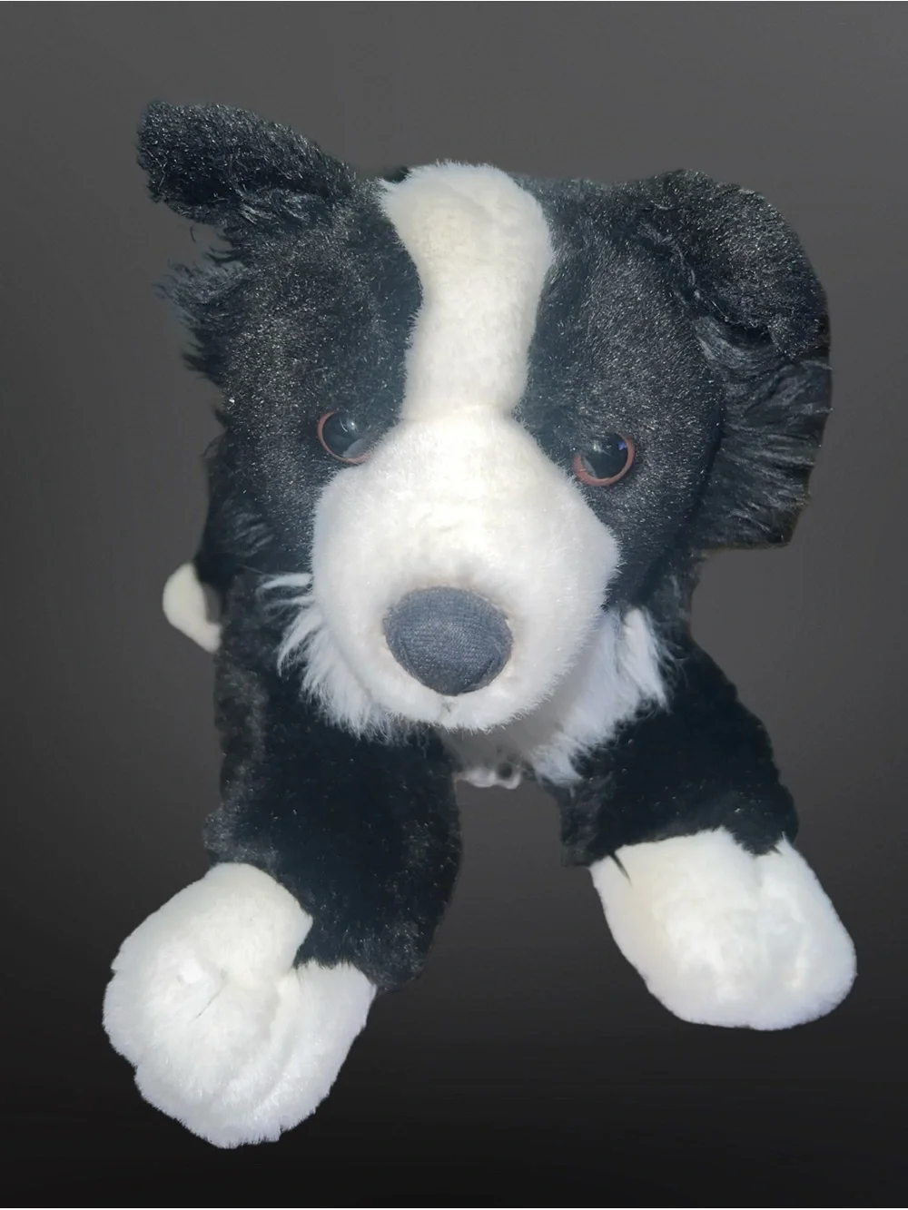 Animal Alley Border Collie Plush Toys R Us Animal Black White Dog Cuddle Toy 16